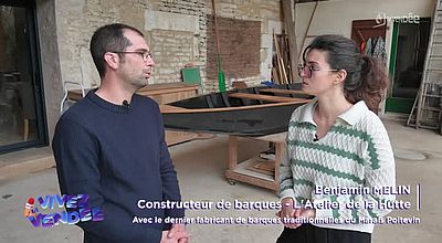 Vivez la Vendée : Avec le dernier fabricant de barques traditionnelles du Marais Poitevin