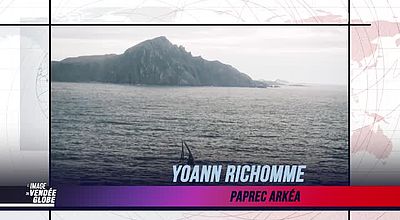 L’image Du Vendée Globe du Mardi 24 Décembre : Yoann Richomme, premier au cap Horn !