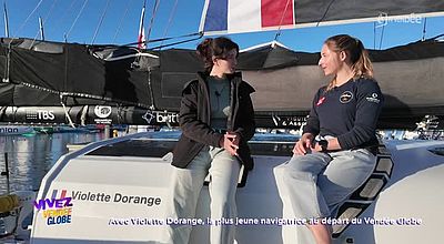 Vivez la Vendée : Avec Violette Dorange, la plus jeune navigatrice du Vendée Globe