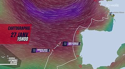 Le Journal Du Vendée Globe du 27 Janvier : Benjamin Dutreux et Clarisse Crémer bravent la tempête !
