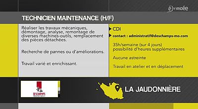 video | Météo de l'emploi du lundi 22 janvier au dimanche 28 janvier 2024