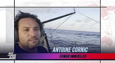 L’image du jour du Vendée Globe du 30 janvier : Antoine Cornic et la magie de l’océan !