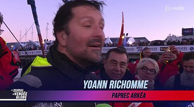 Le Journal Du Vendée Globe du 15 janvier : Yoann Richomme arrive 2e du Vendée Globe 2024