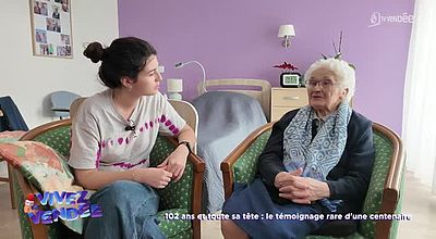 Vivez la Vendée : 102 ans et toute sa tête !