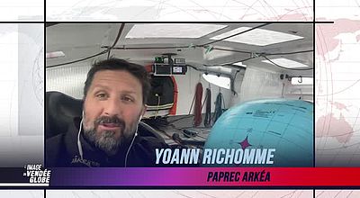 L’image du jour du Vendée Globe du 20 décembre : Yoann Richomme en route vers le Cap Horn !