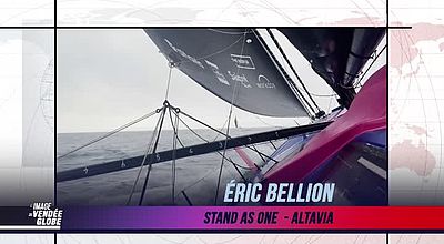 L’image Du Vendée Globe du Jeudi 26 Décembre : Guirec Soudée et Eric Bellion dans les mers du Sud