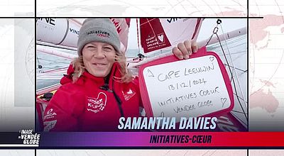 L’image du jour du Vendée Globe du 13 décembre : Samantha Davies, cap sur le calme avant la tempête !